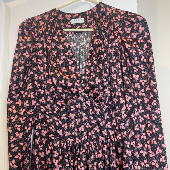 Sandro midi tea dress - Picture 5 of 5